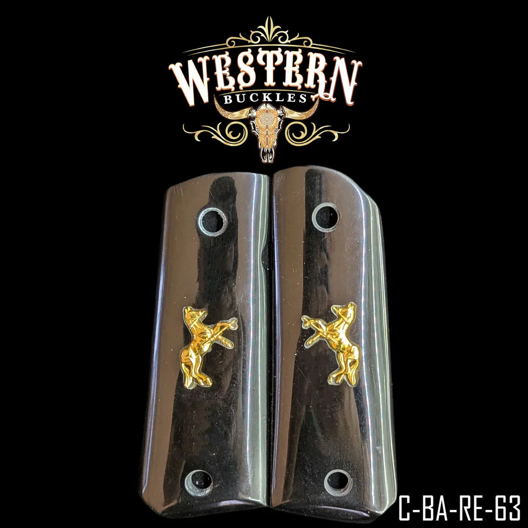 1911 Full Size Black Resin and Gold-The Western Buckles