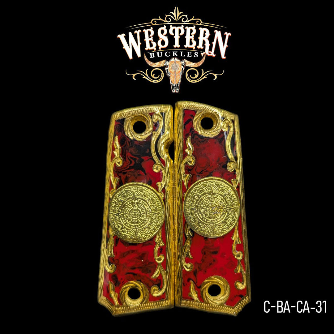 1911 Full Size Calendar Red Resin-The Western Buckles