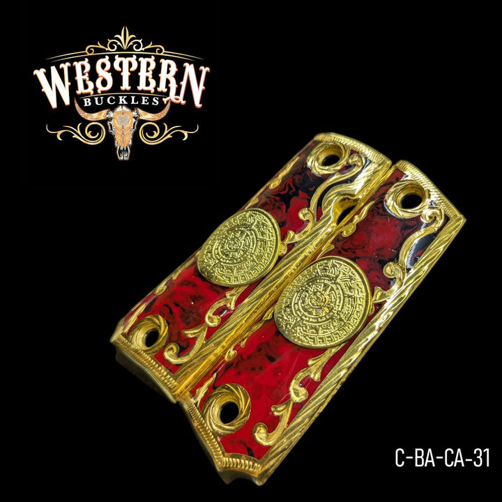 1911 Full Size Calendar Red Resin-The Western Buckles