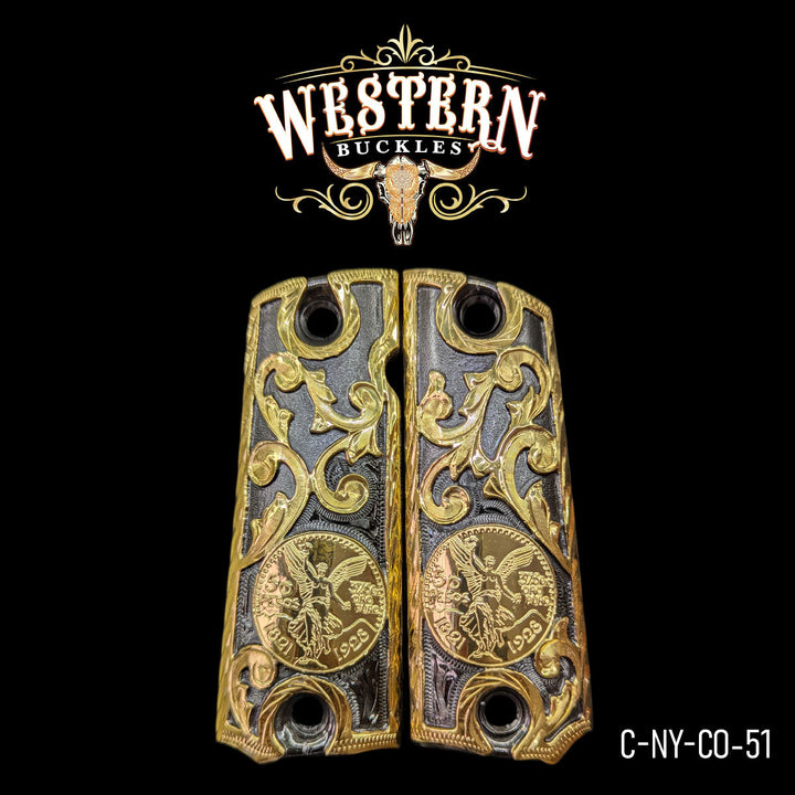 1911 Full Size Centenary Black and Gold-The Western Buckles
