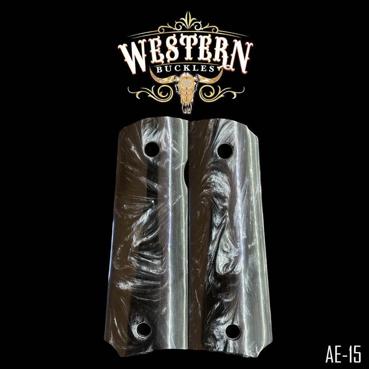 1911 Full Size Dark Gray Resin Grips-The Western Buckles