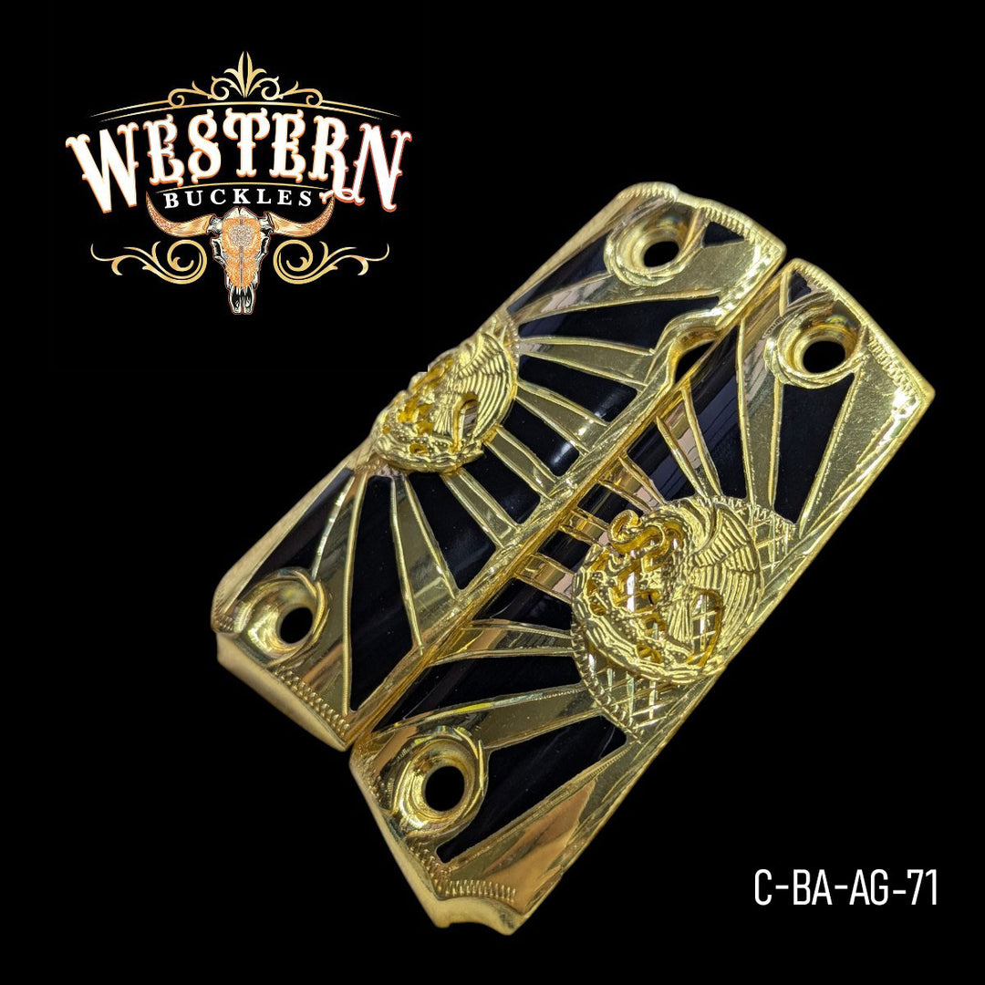 1911 Full Size Eagle Black Resin-The Western Buckles