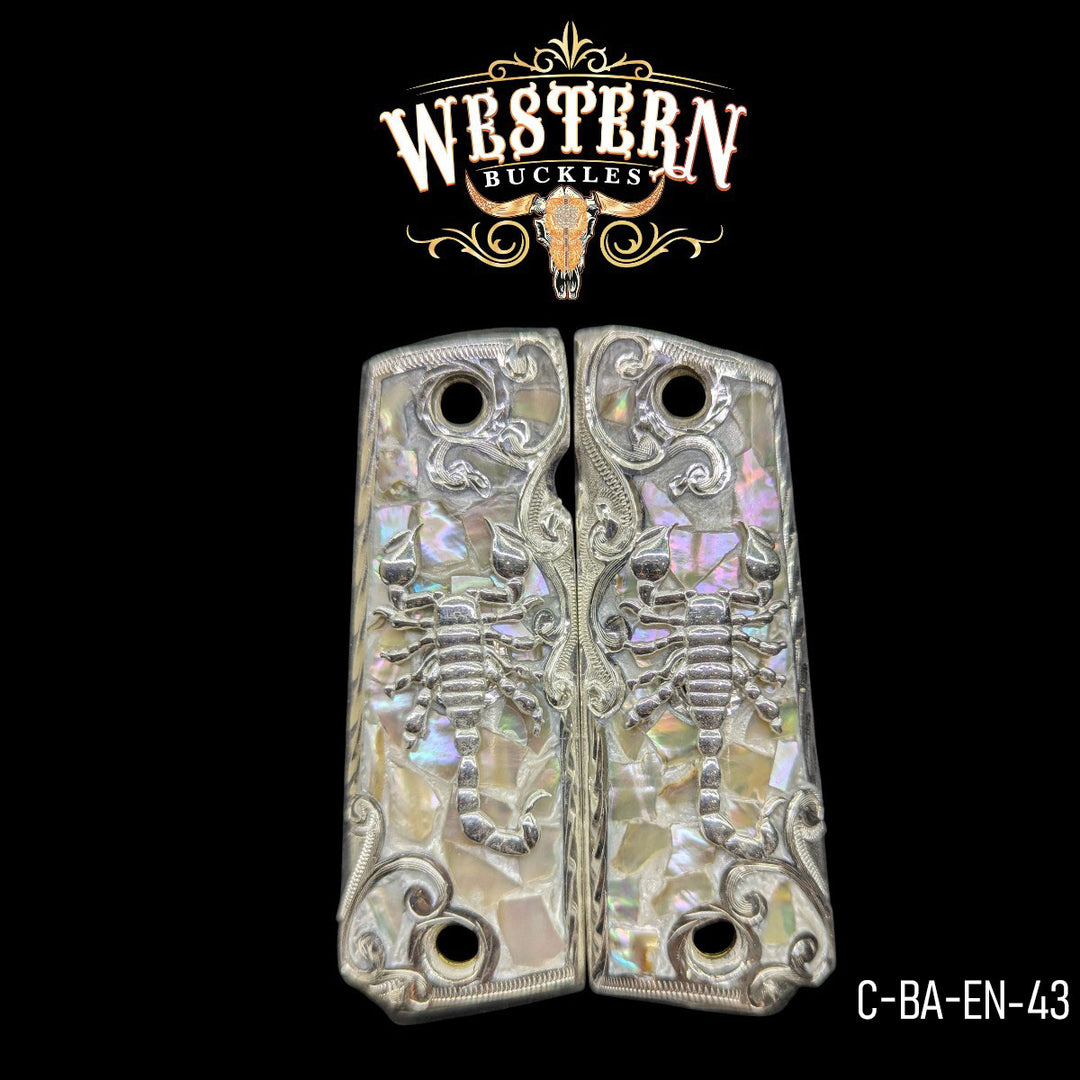 1911 Full Size Escorpion Resin and Silver-The Western Buckles