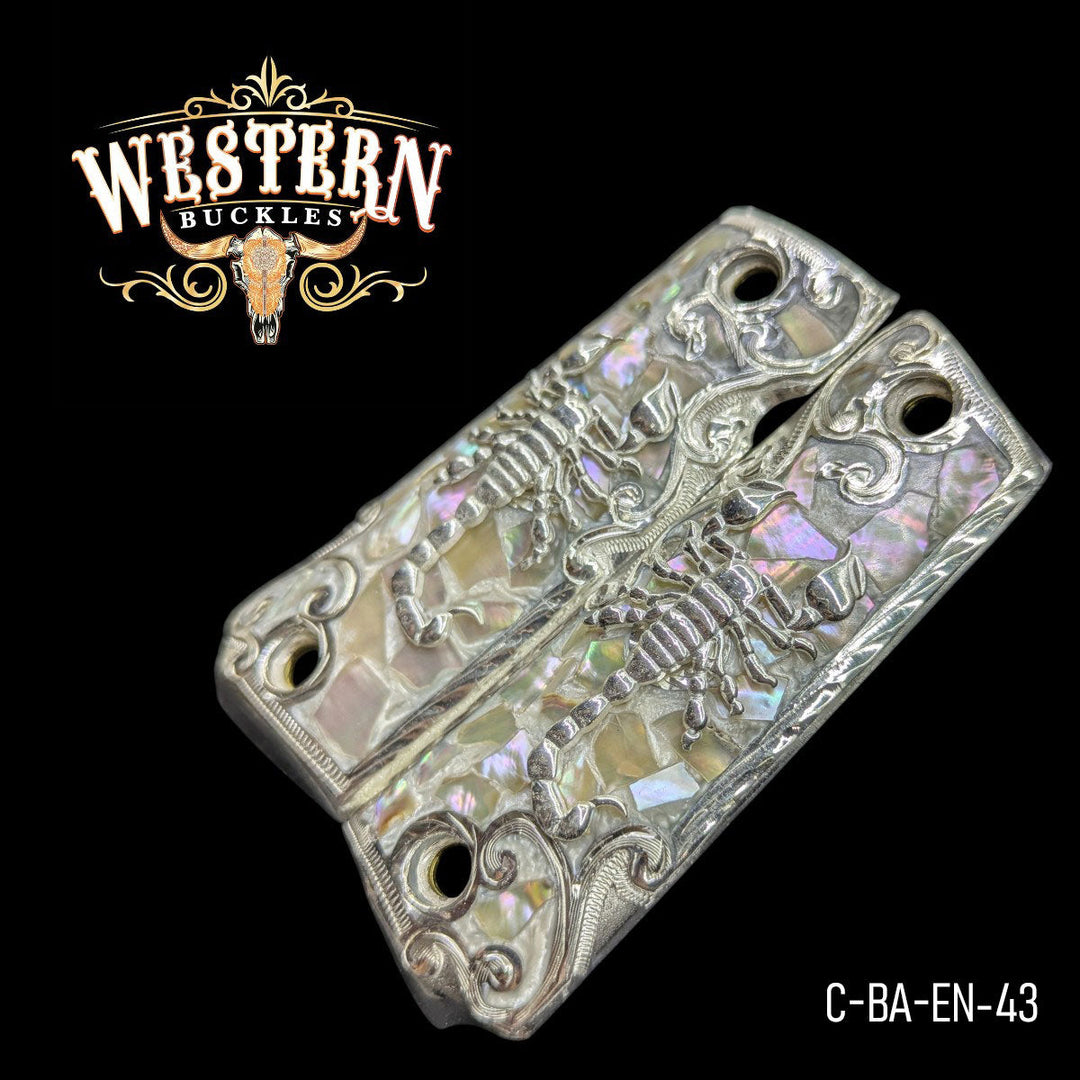 1911 Full Size Escorpion Resin and Silver-The Western Buckles