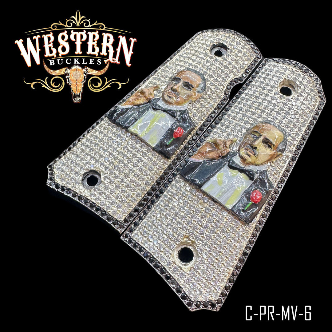 1911 Full Size God Father Zircoins-The Western Buckles