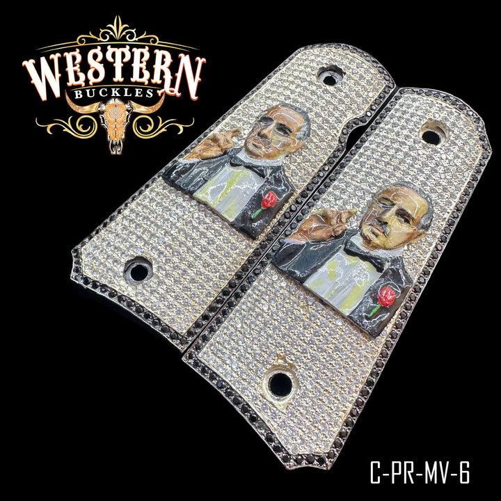 1911 Full Size God Father Zircoins-The Western Buckles