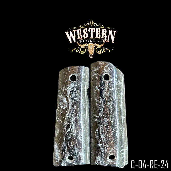 1911 Full Size Gray Resin Grips-The Western Buckles