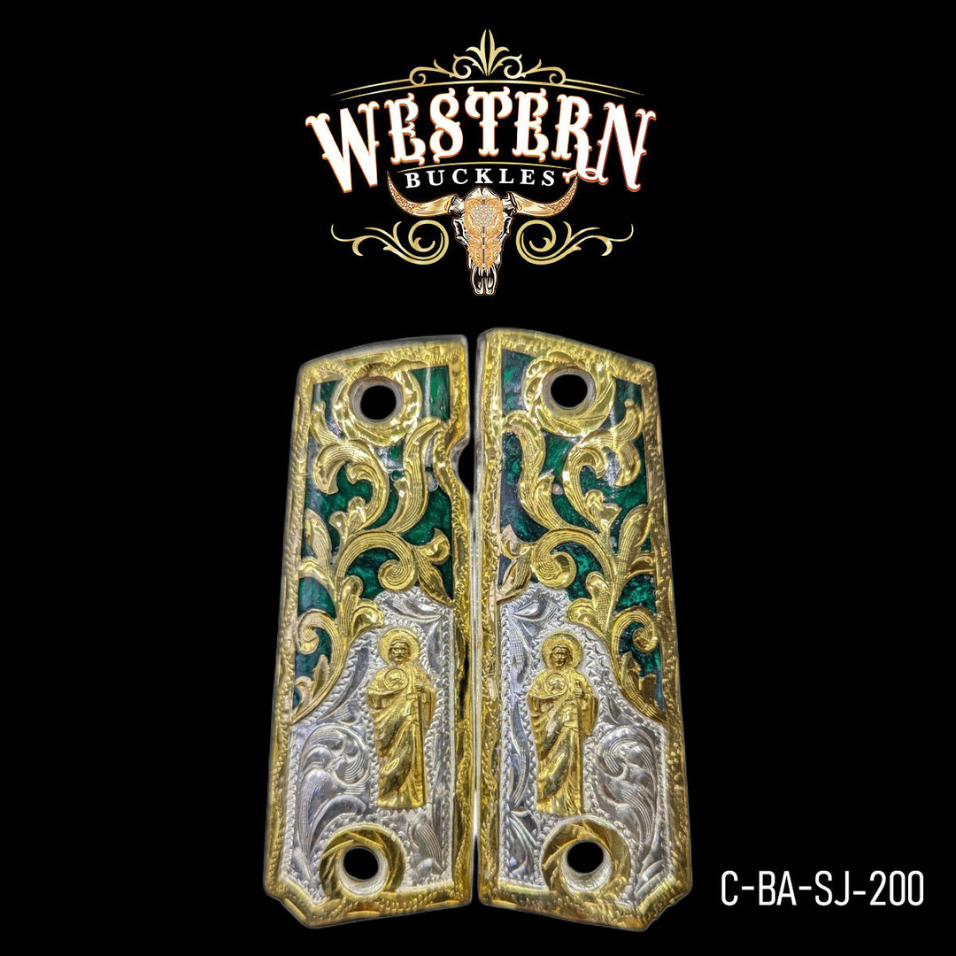 1911 Full Size Green San Judas-The Western Buckles
