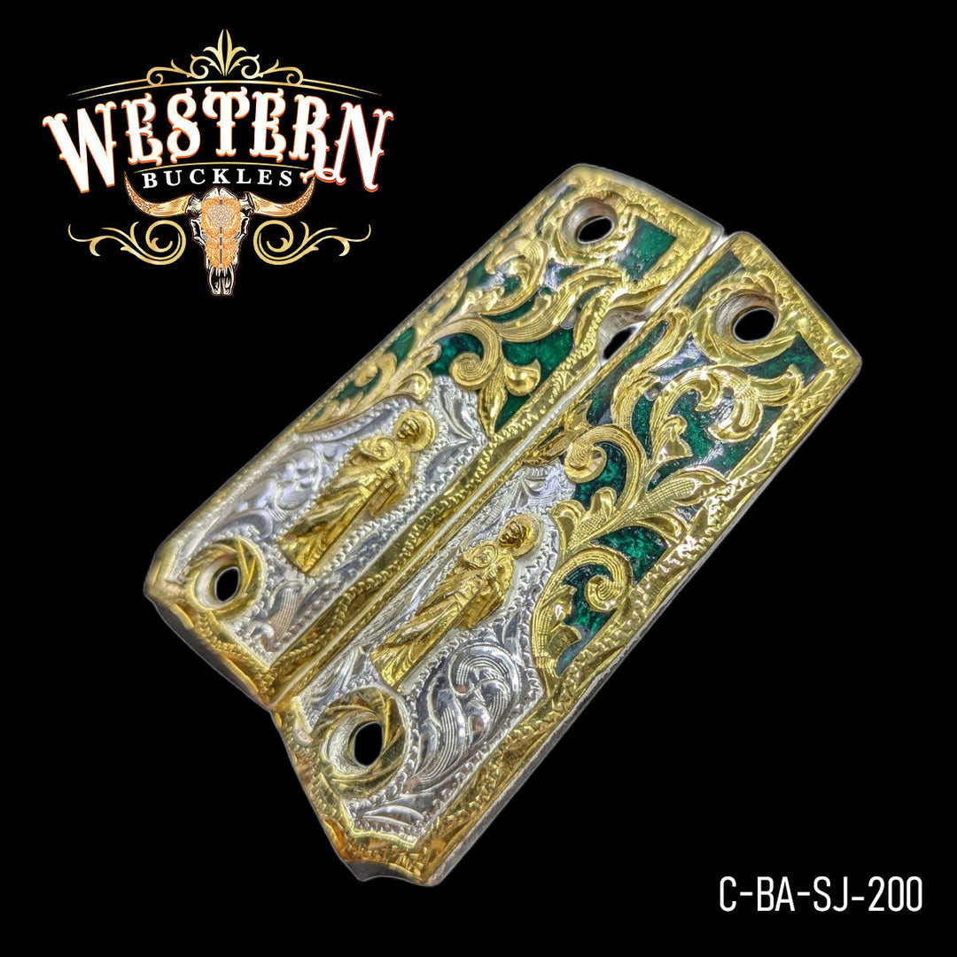1911 Full Size Green San Judas-The Western Buckles