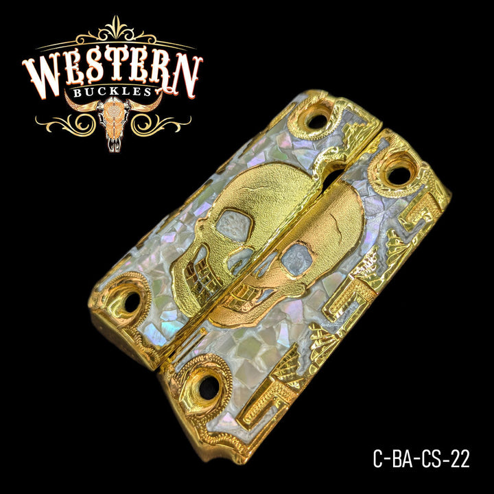 1911 Full Size Grips Skull Resina-The Western Buckles