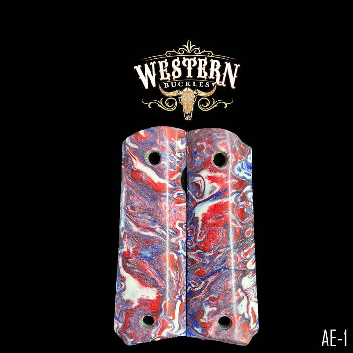 1911 Full Size Mix Resin Grips.-The Western Buckles