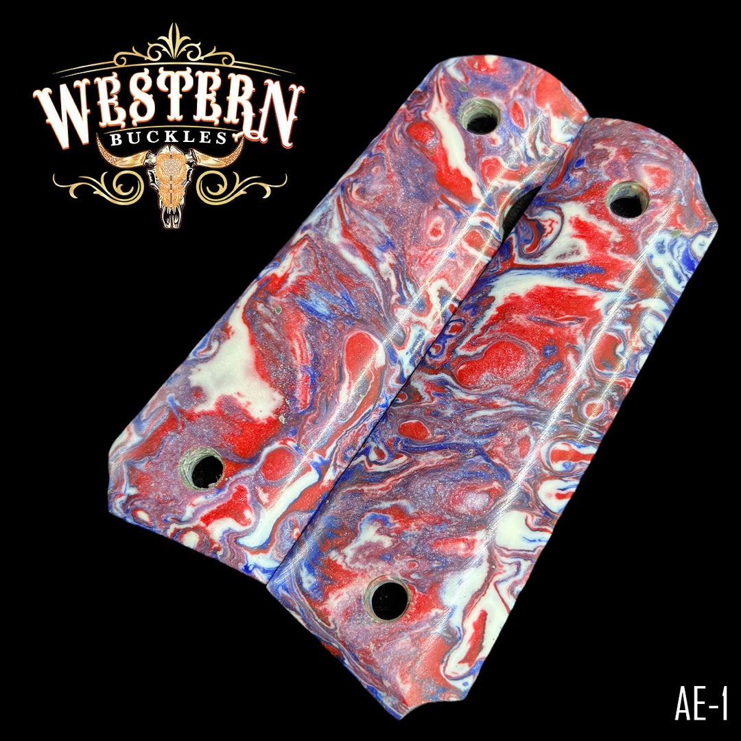 1911 Full Size Mix Resin Grips.-The Western Buckles