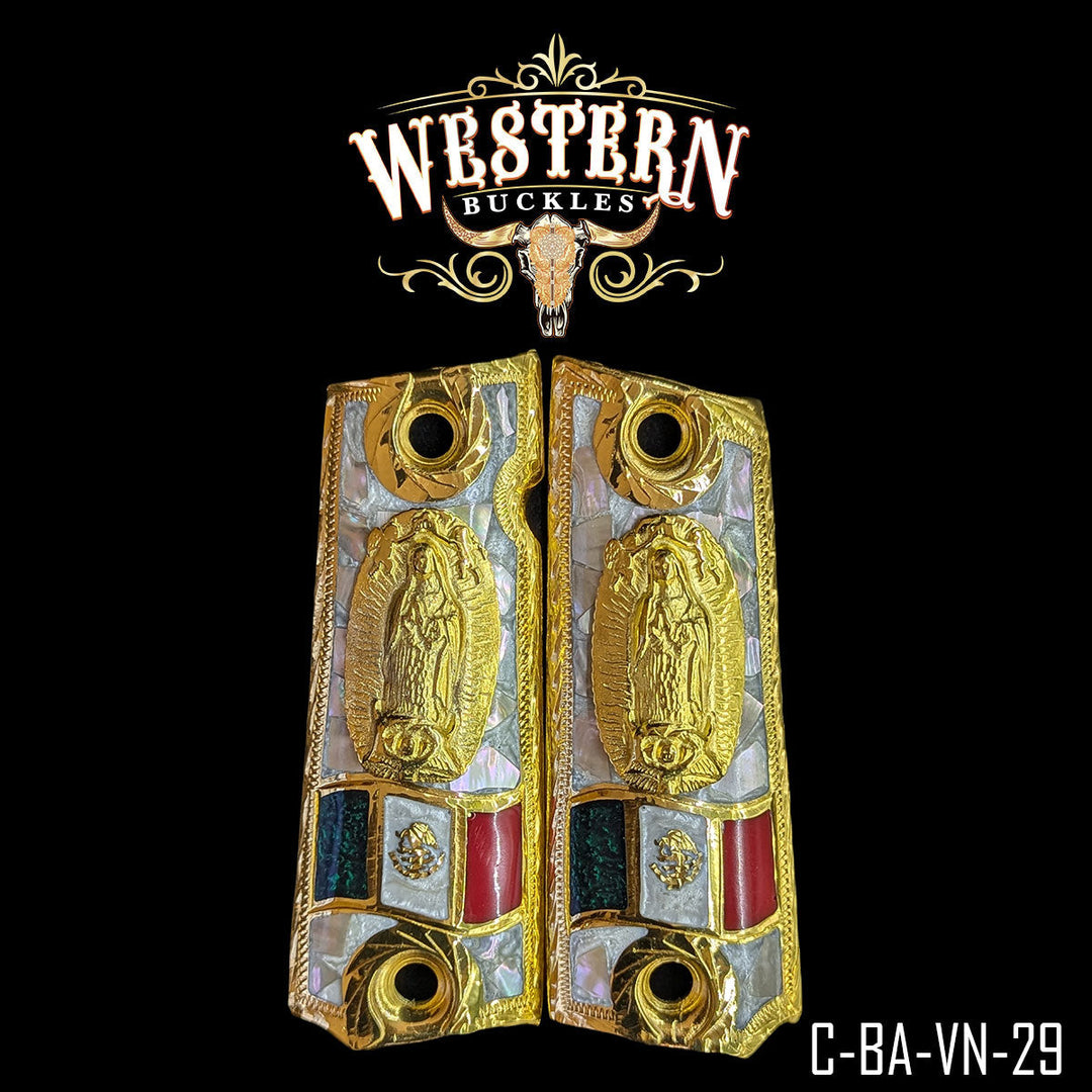 1911 Full Size Pearl Resin Virgin Grips-The Western Buckles