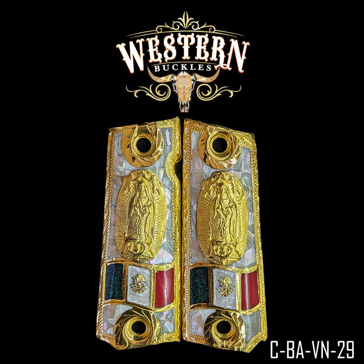 1911 Full Size Pearl Resin Virgin Grips-The Western Buckles