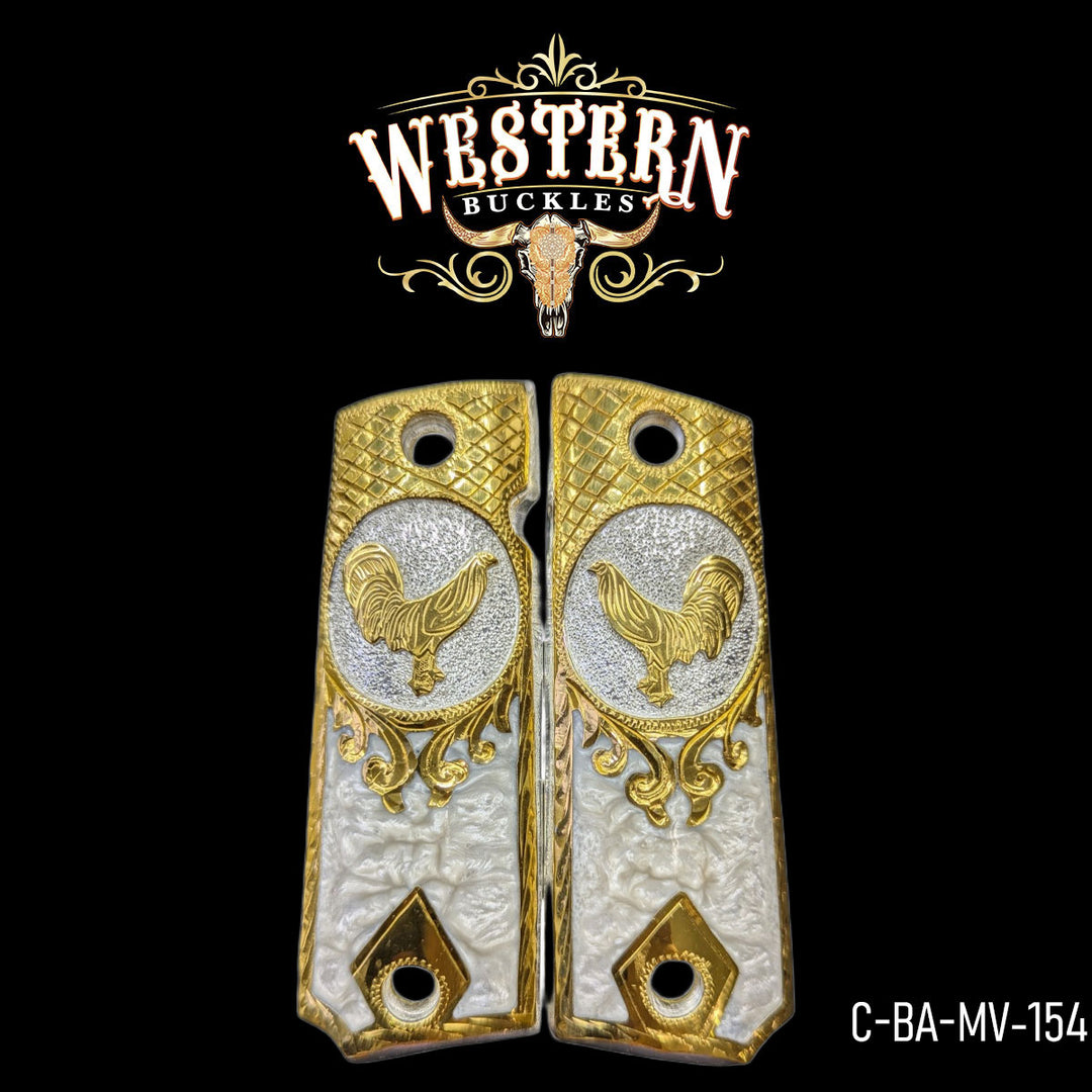 1911 Full Size Roaster Gold and Resin-The Western Buckles