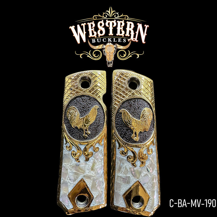 1911 Full Size Roaster Pearl Resin-The Western Buckles