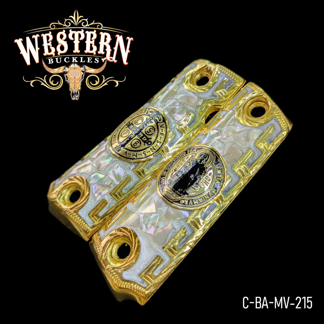 1911 Full Size San Benito Pearl Resin-The Western Buckles
