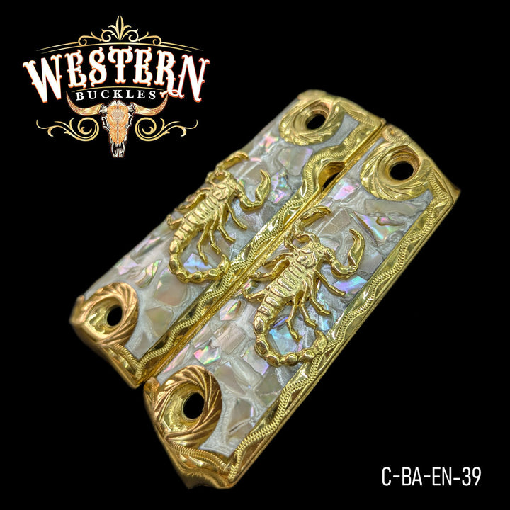 1911 Full Size Scorpion Pearl Resin-The Western Buckles