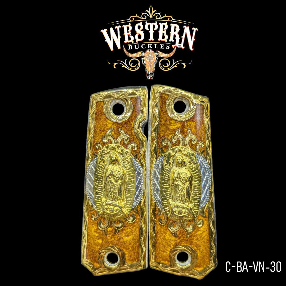 1911 Full Size Virgen Gold and Resin-The Western Buckles