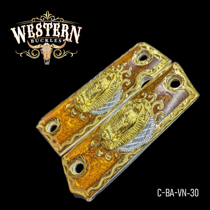 1911 Full Size Virgen Gold and Resin-The Western Buckles