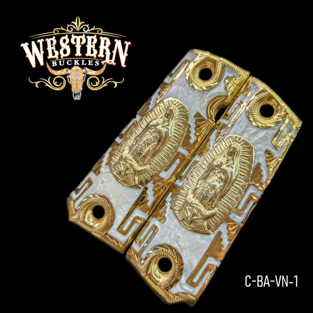 1911 Full Size Virgin White Resin and Gold Plated