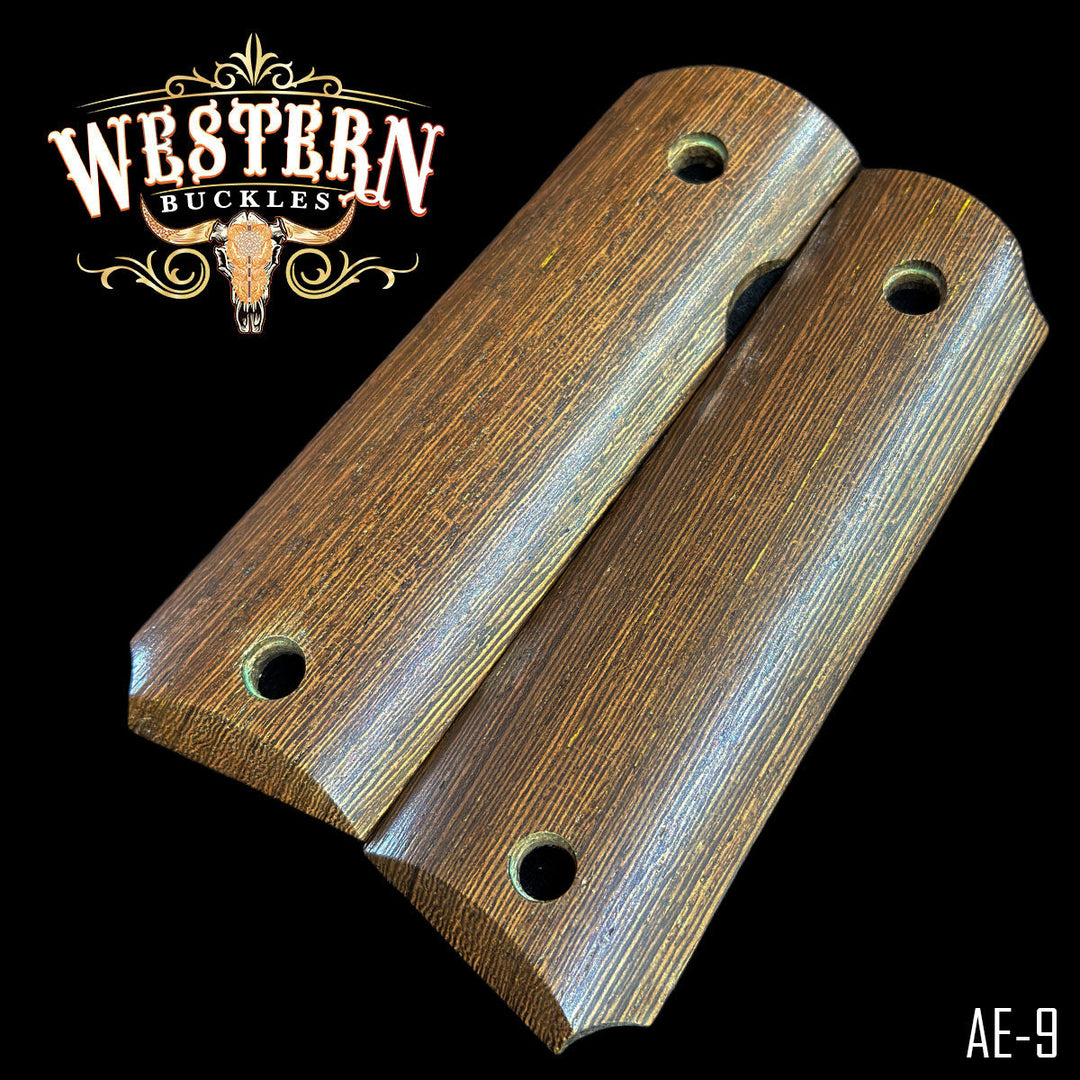 1911 Full Size Wooden 2 Grips-The Western Buckles