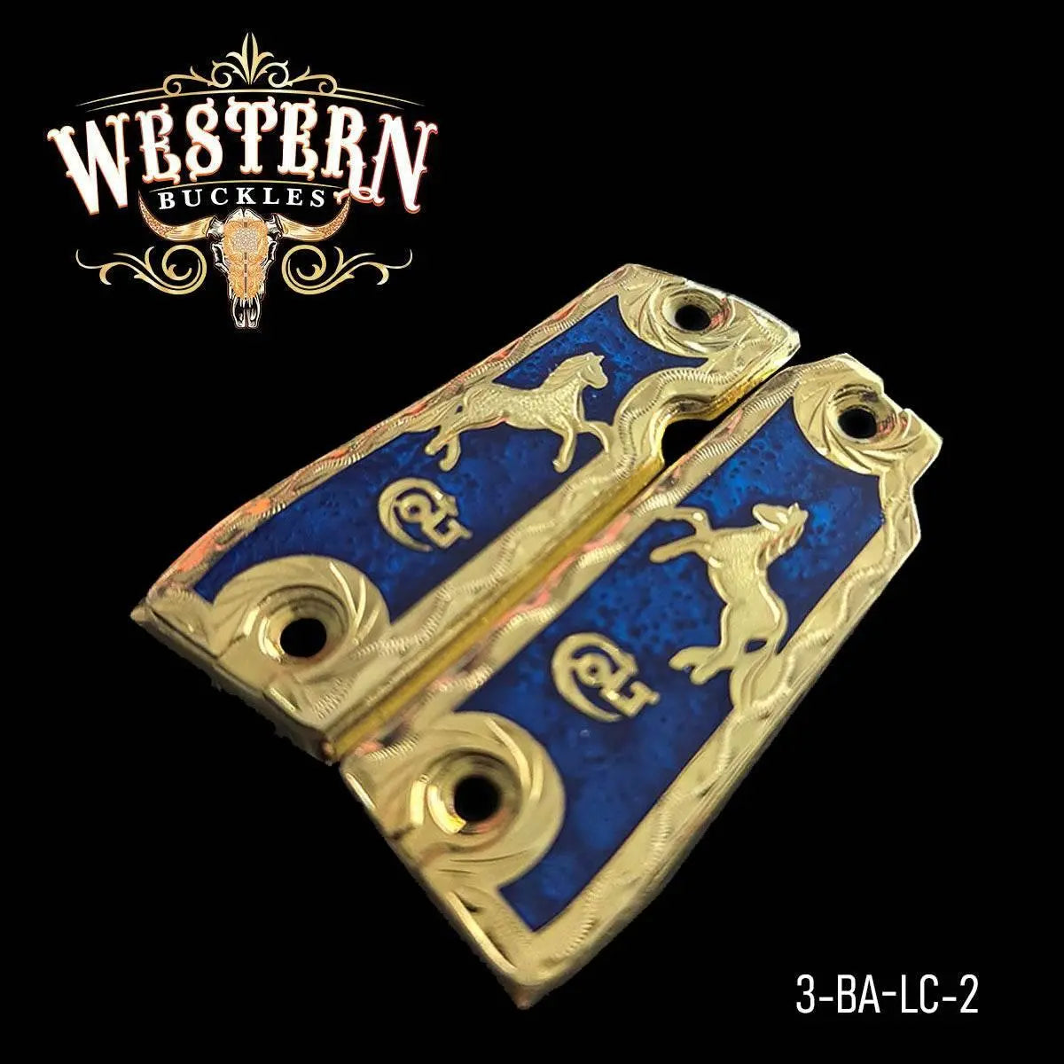 Cachas Colt Mustang 380 Plus Grips Caballo Colt - Western Buckles