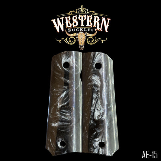 Cachas Colt 1911 Grips De Resina Negra V2