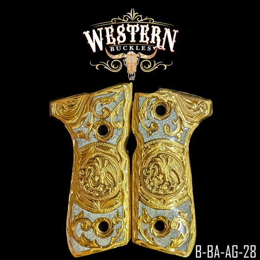 Cachas Beretta 92fs Grips Aguila Mexicana