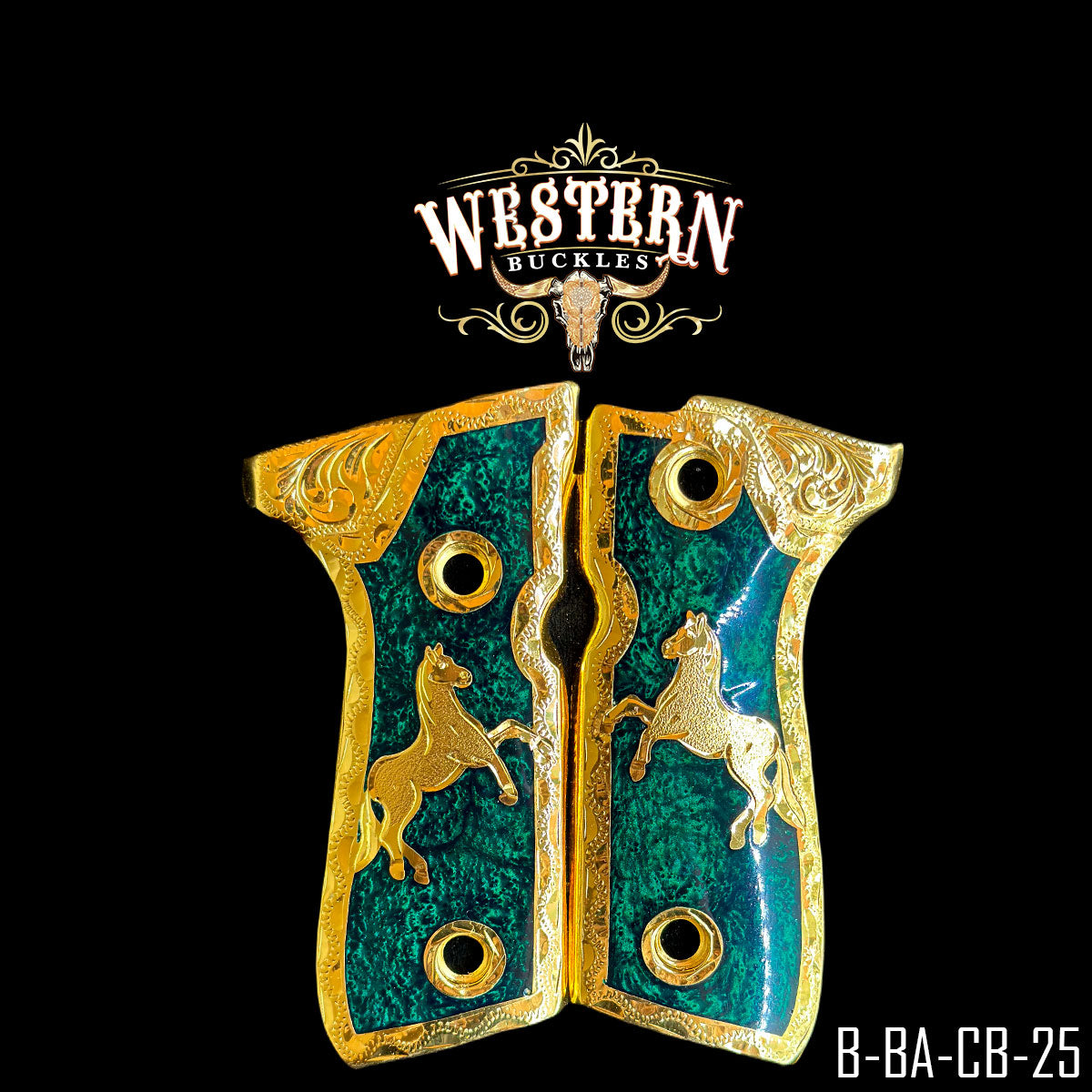 Cachas Beretta 92fs Grips Caballos Resina – Western Buckles