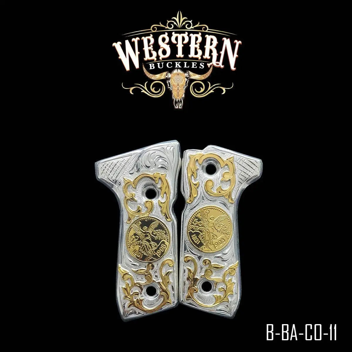 Cachas Beretta 92fs Grips Centenario Ramos - Western Buckles