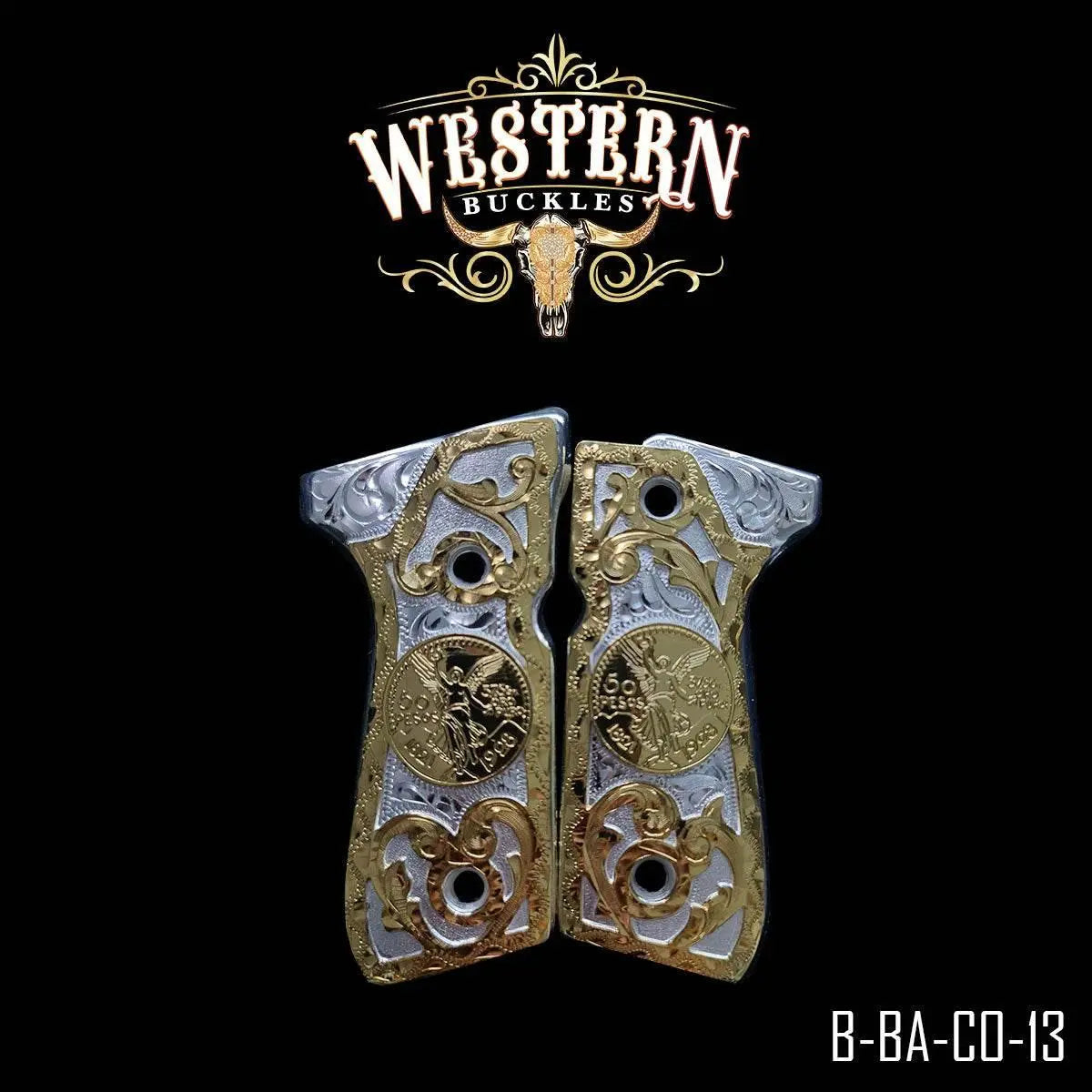 Cachas Beretta 92fs Grips Centenario Ramos - Western Buckles