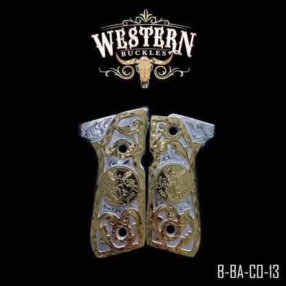 Cachas Beretta 92fs Grips Centenario Ramos - Western Buckles