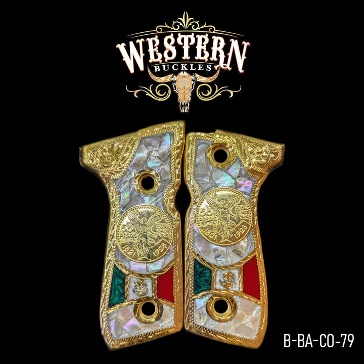 Beretta 92FS Centenario Cachas | Handcrafted by Western Buckles | SKU B-BA-CO-79