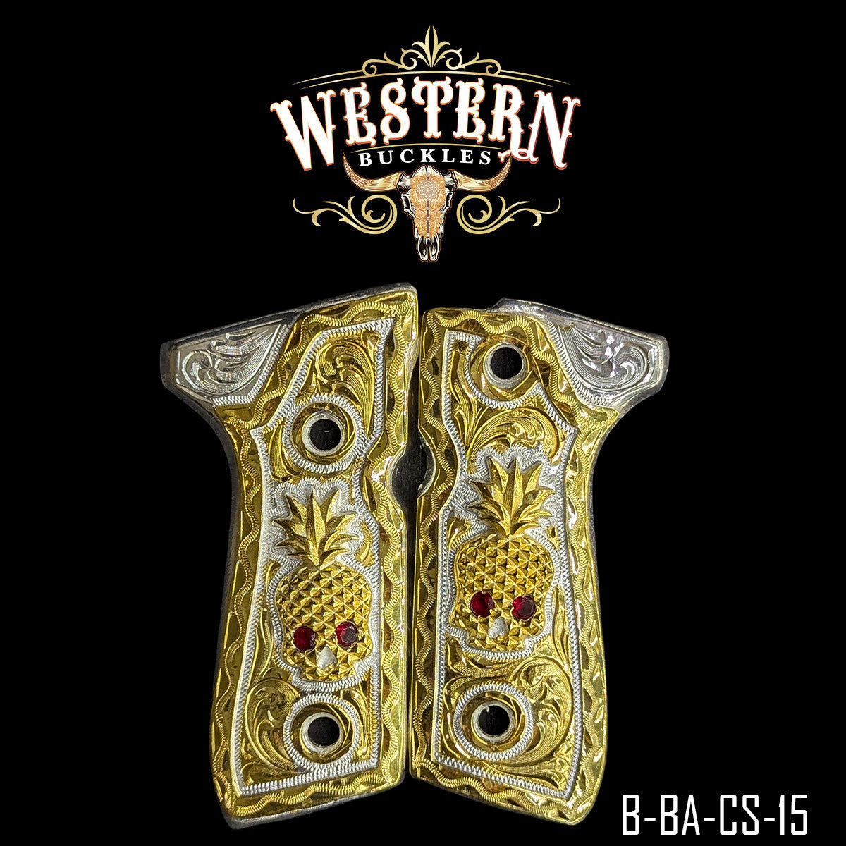 Cachas Beretta 92fs Grips Calavera Piña