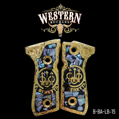 Cachas Beretta 92FS Grips Concha Nacar