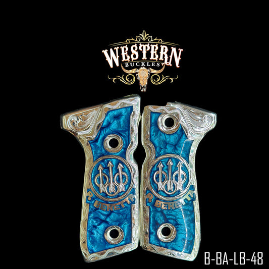 Cachas Beretta 92fs Grips Logo Beretta Resina