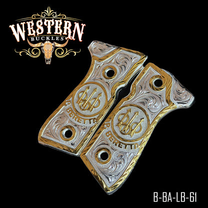 Cachas Beretta 92FS Grips Logo Beretta Rameado