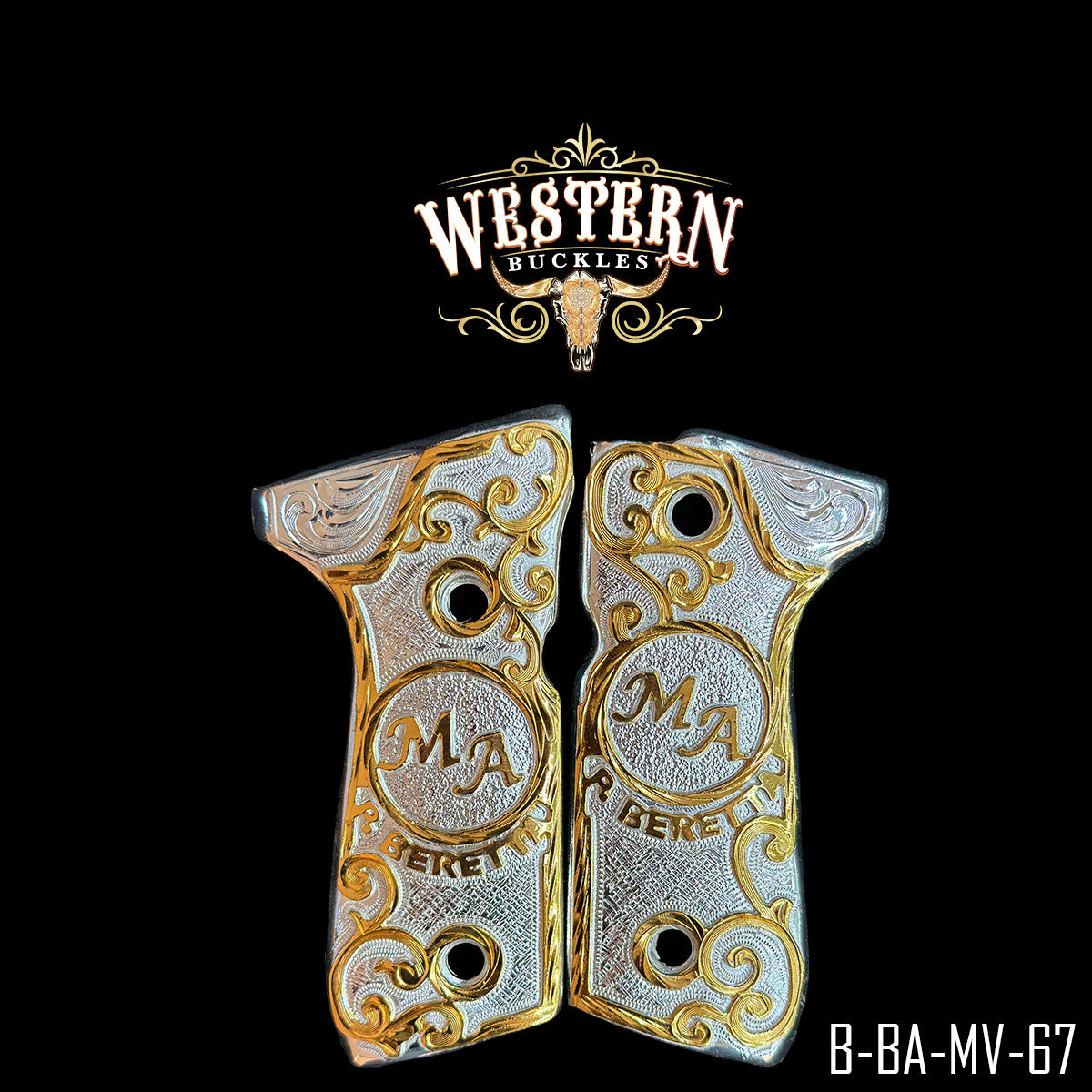 Cachas Beretta 92FS Logo MA