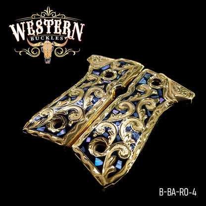 Cacha Beretta 92fs Rameada Concha Nacar - Western Buckles