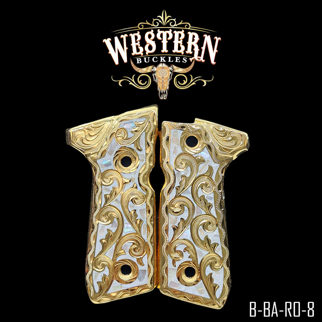 Gun Grips — Artisan Resin | Handcrafted by Western Buckles | SKU B-BA-RO-8