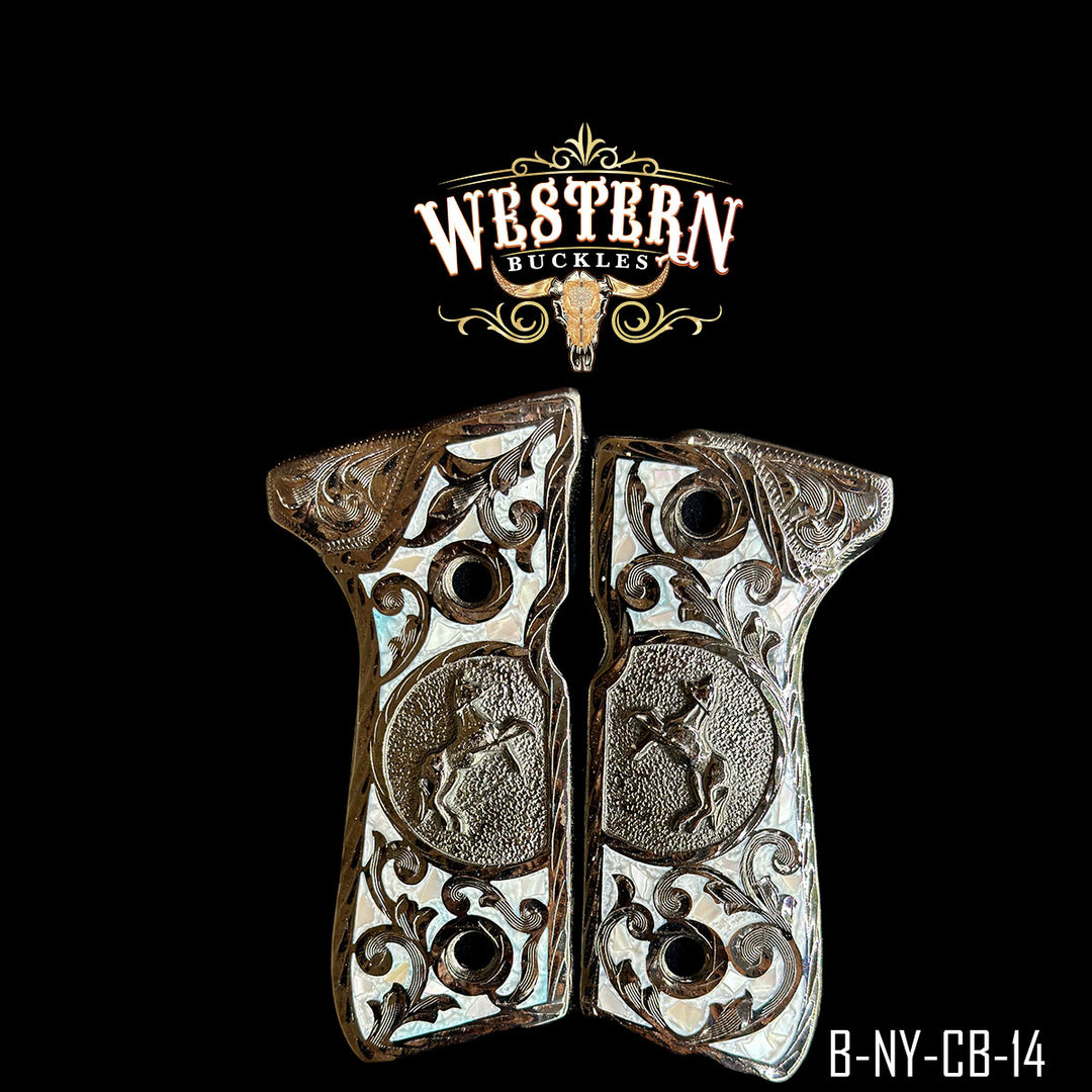 Beretta Horse Cachas | Handcrafted by Western Buckles | SKU B-NY-CB-14
