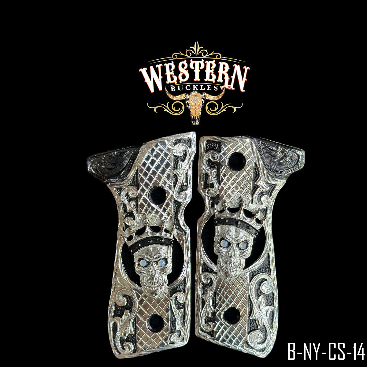 Cachas Beretta 92fs Grips Calavera Hueca