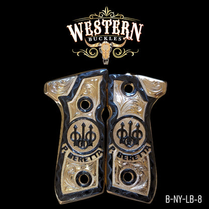 Cachas Beretta 92fs Grips Logo Beretta Rameado