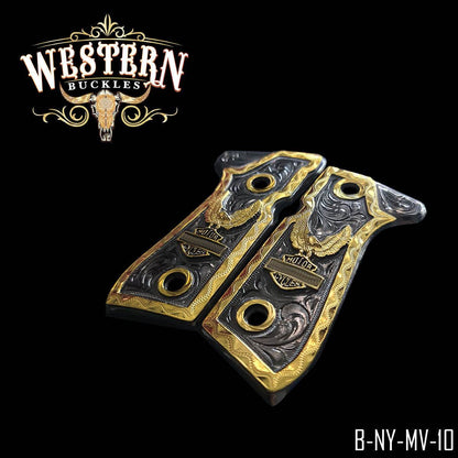 Cachas Beretta 92fs Grips Harley Rameada - Western Buckles