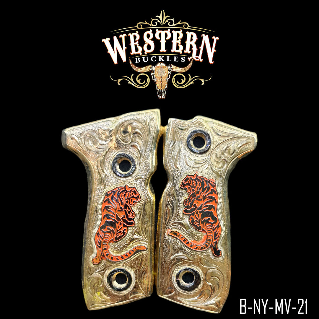 Beretta Gun Grips | Handcrafted by Western Buckles | SKU B-NY-MV-21