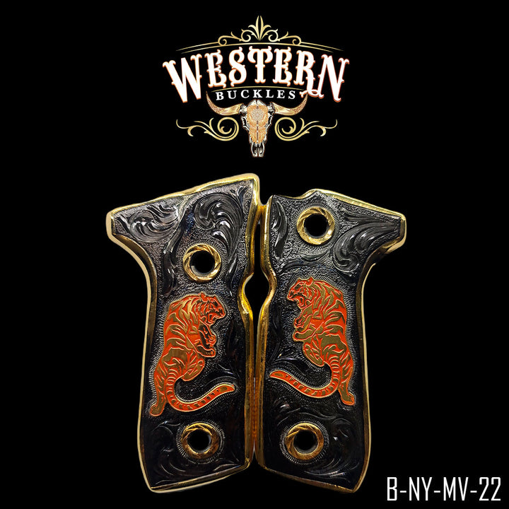 Beretta Gun Grips | Handcrafted by Western Buckles | SKU B-NY-MV-22