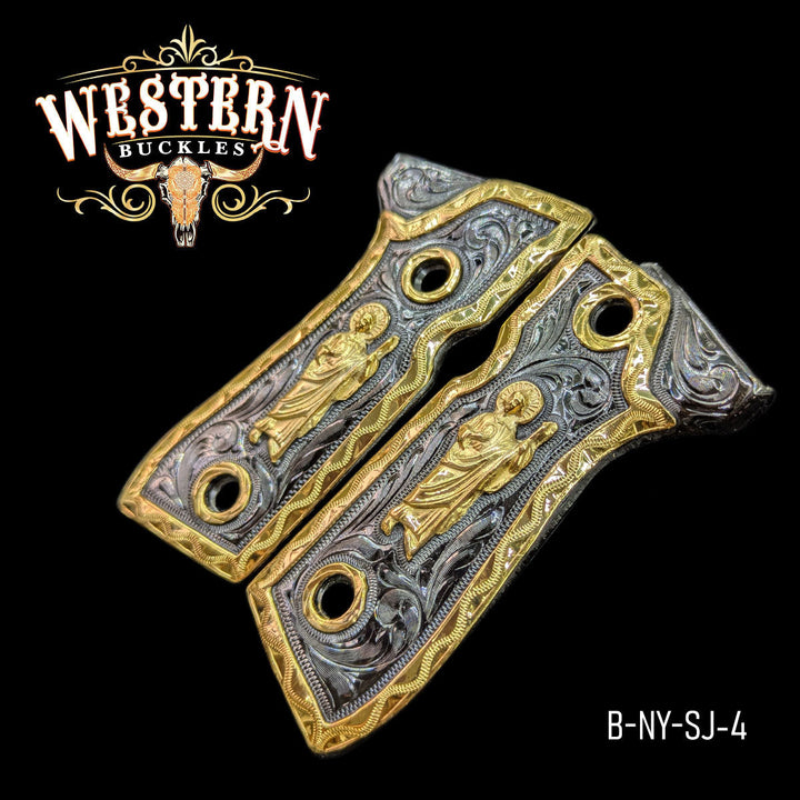 Beretta 92fs San Judas Niquel y Oro