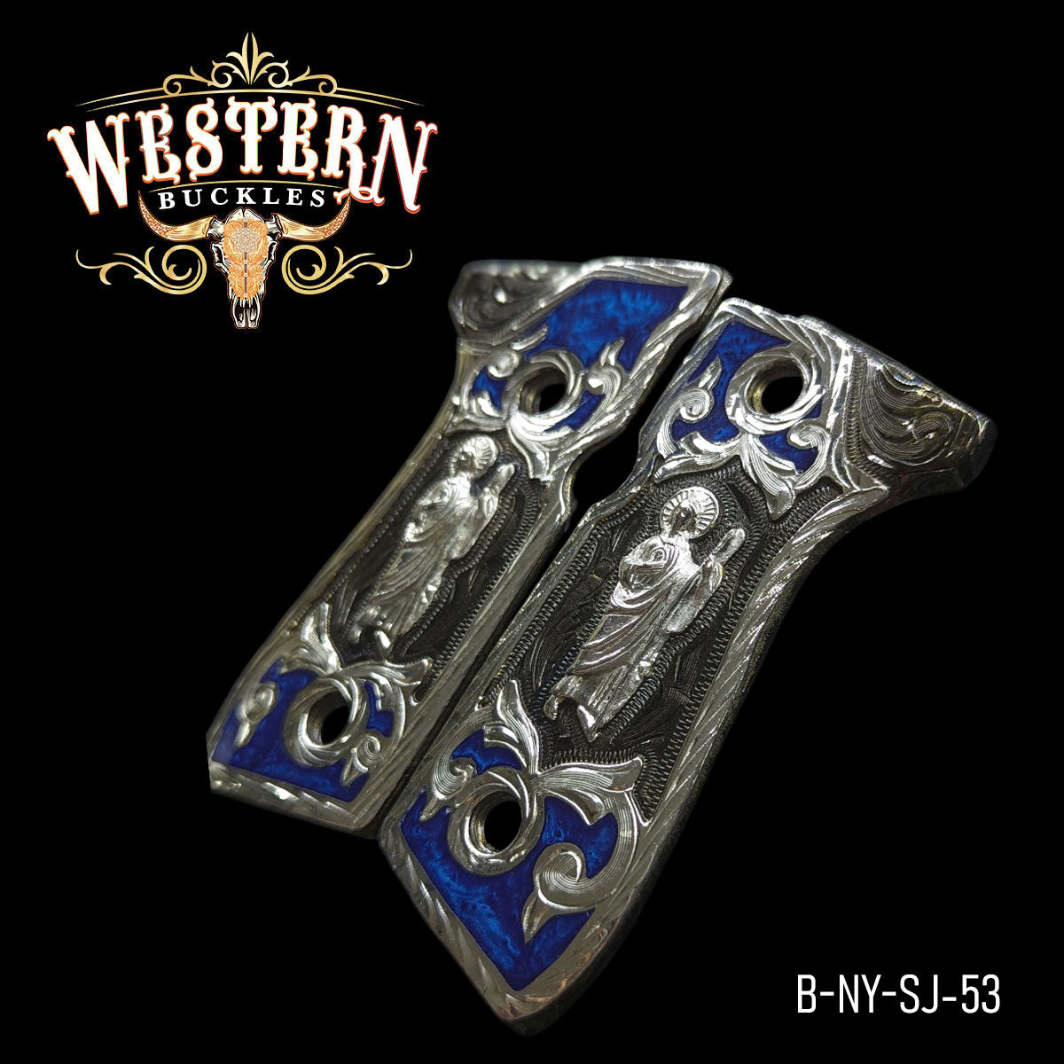 Cacha Beretta 92fs San Judas Resina y Niquel Negro