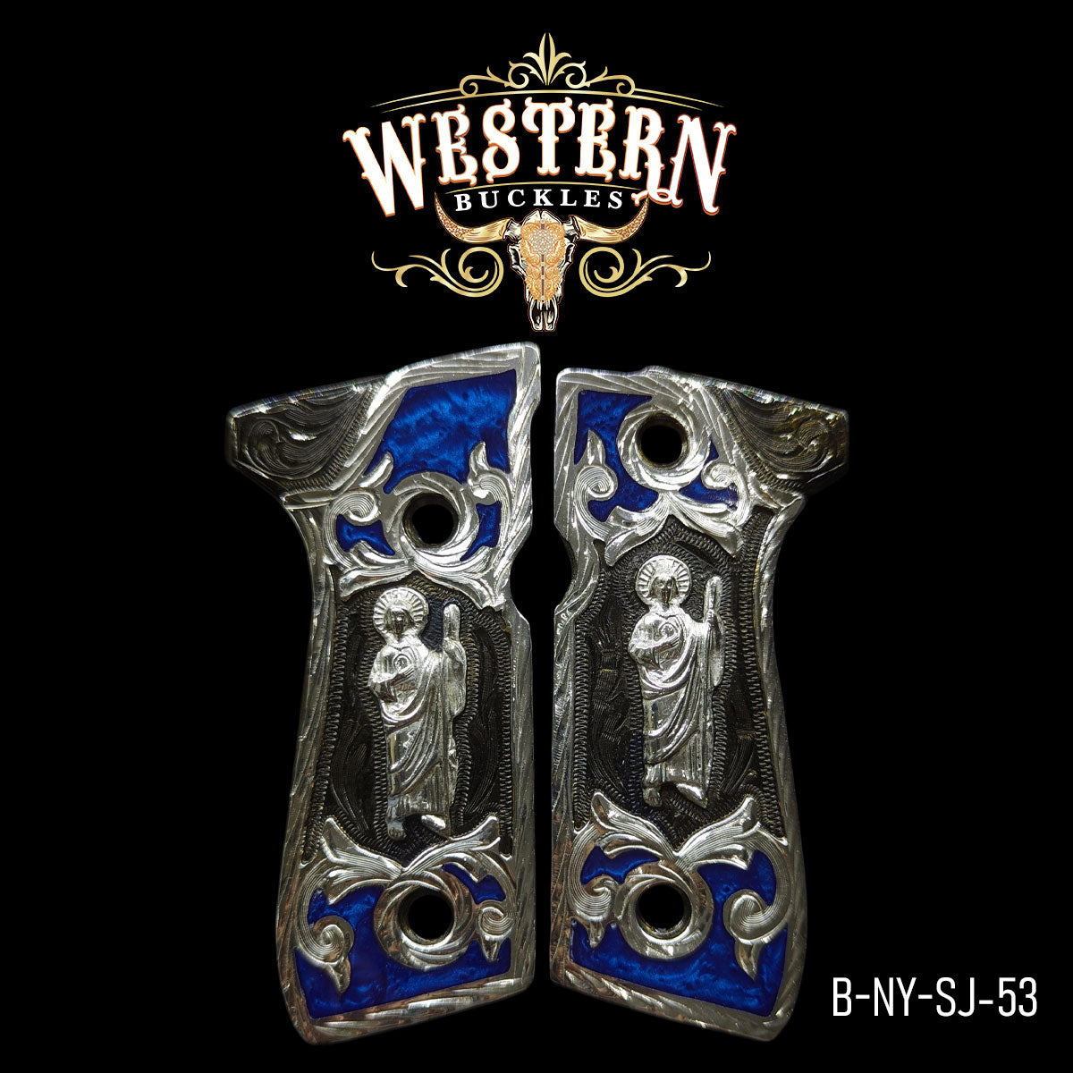 Cacha Beretta 92fs San Judas Resina y Niquel Negro